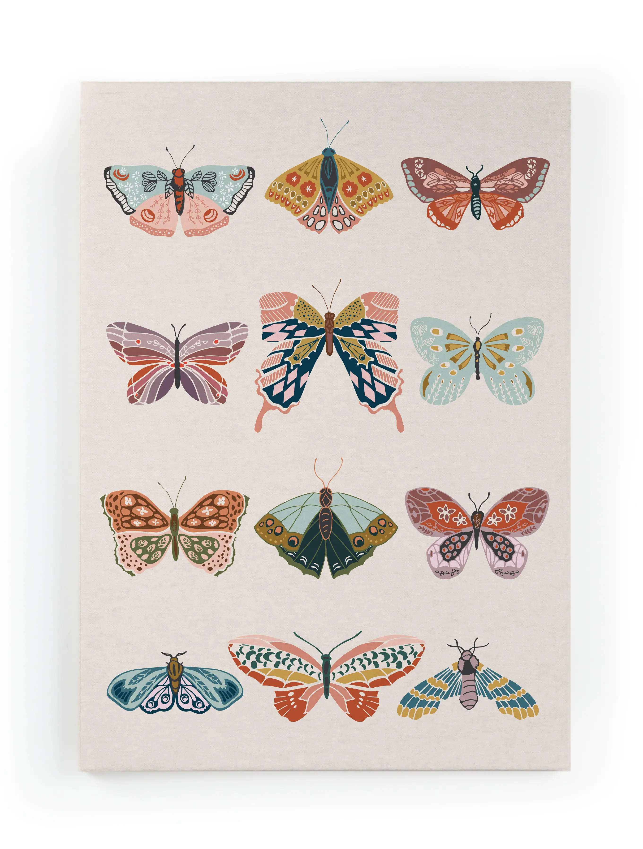 Leinwand Schmetterlinge 1 60x40