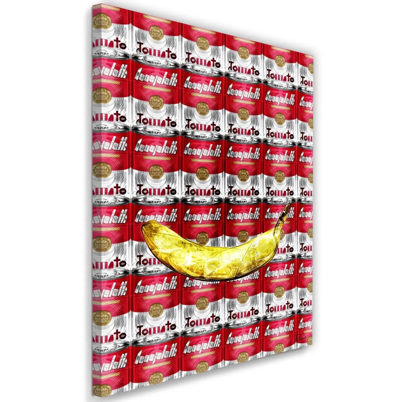 Wandbilder Tomato und Banane Pop-Art