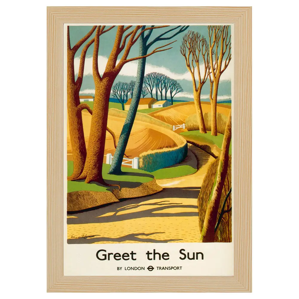 Bilderrahmen 1939 The Sun Greet Poster