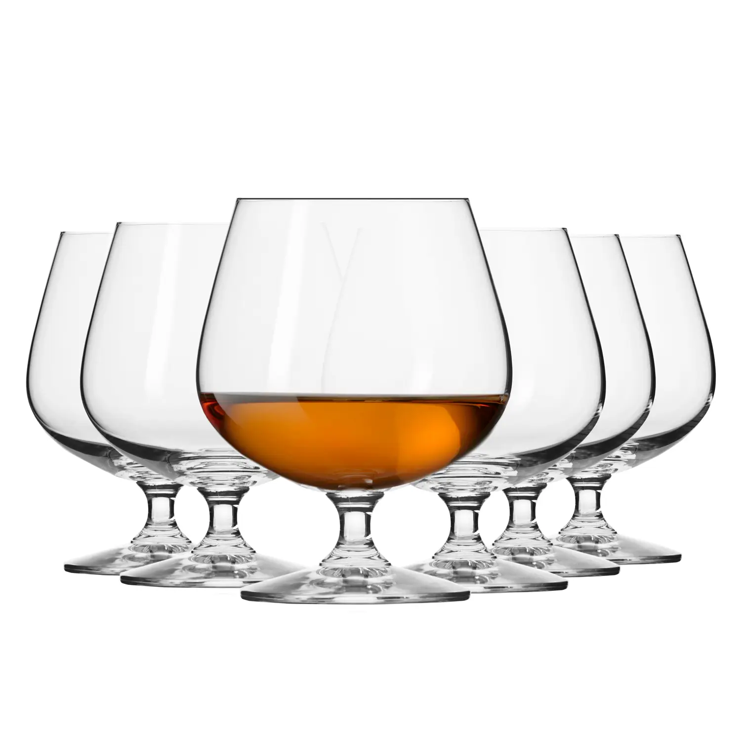 Krosno Balance Cognac Gl盲ser (Set 6)