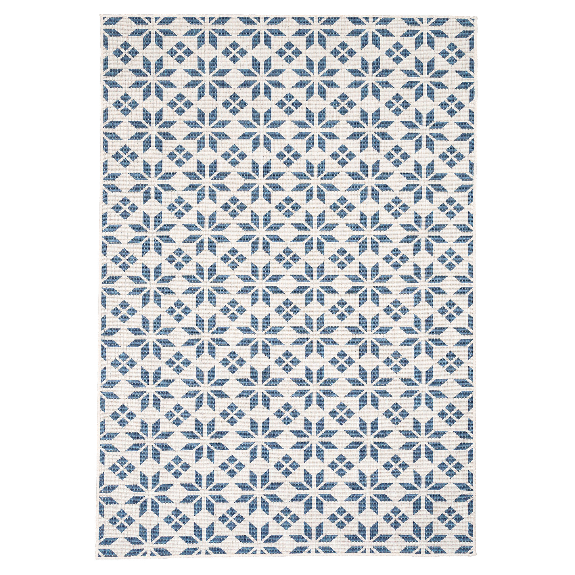 LuxStep Outdoor-Teppich – Blauer Garten-Teppich, Wetterfest & Pflegeleicht | 1.8 X 2.9 M (Blau)