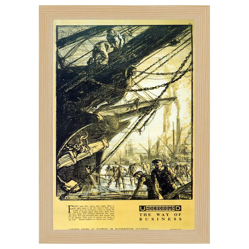 1913 Of Business Bilderrahmen Poster Way