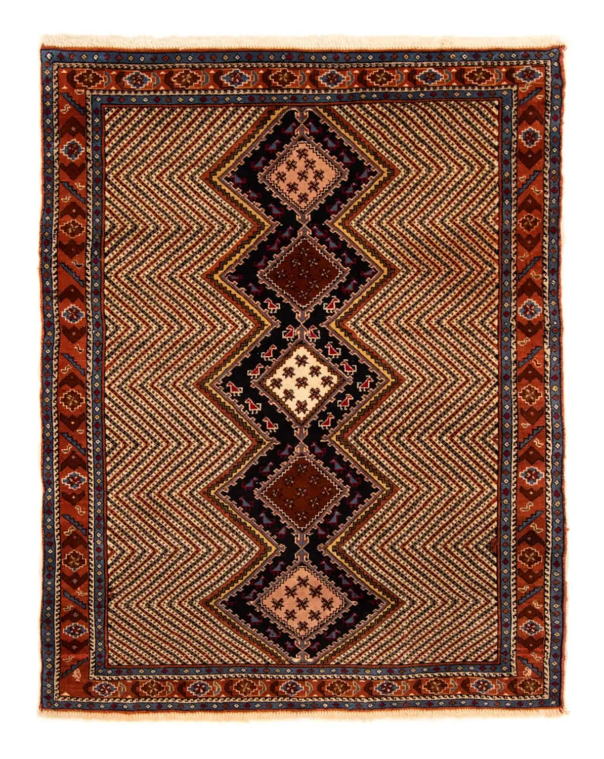 Belutsch Teppich - 156 x cm 120 - rost