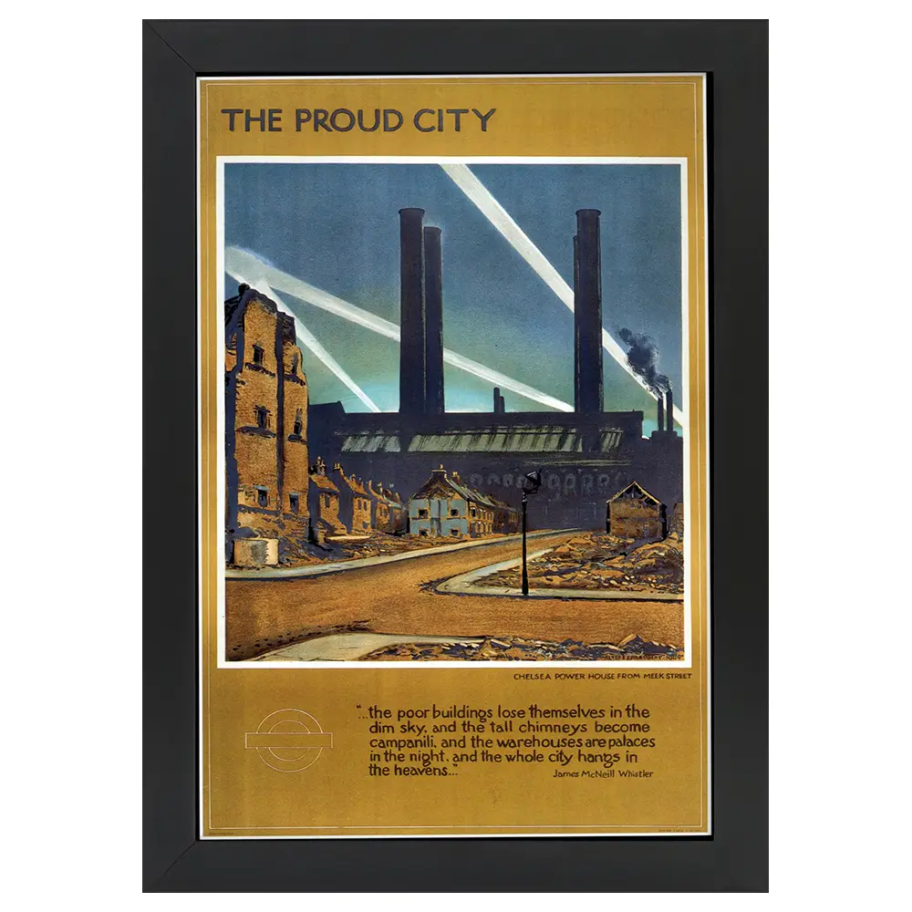 Bilderrahmen Poster 1944 Proud City