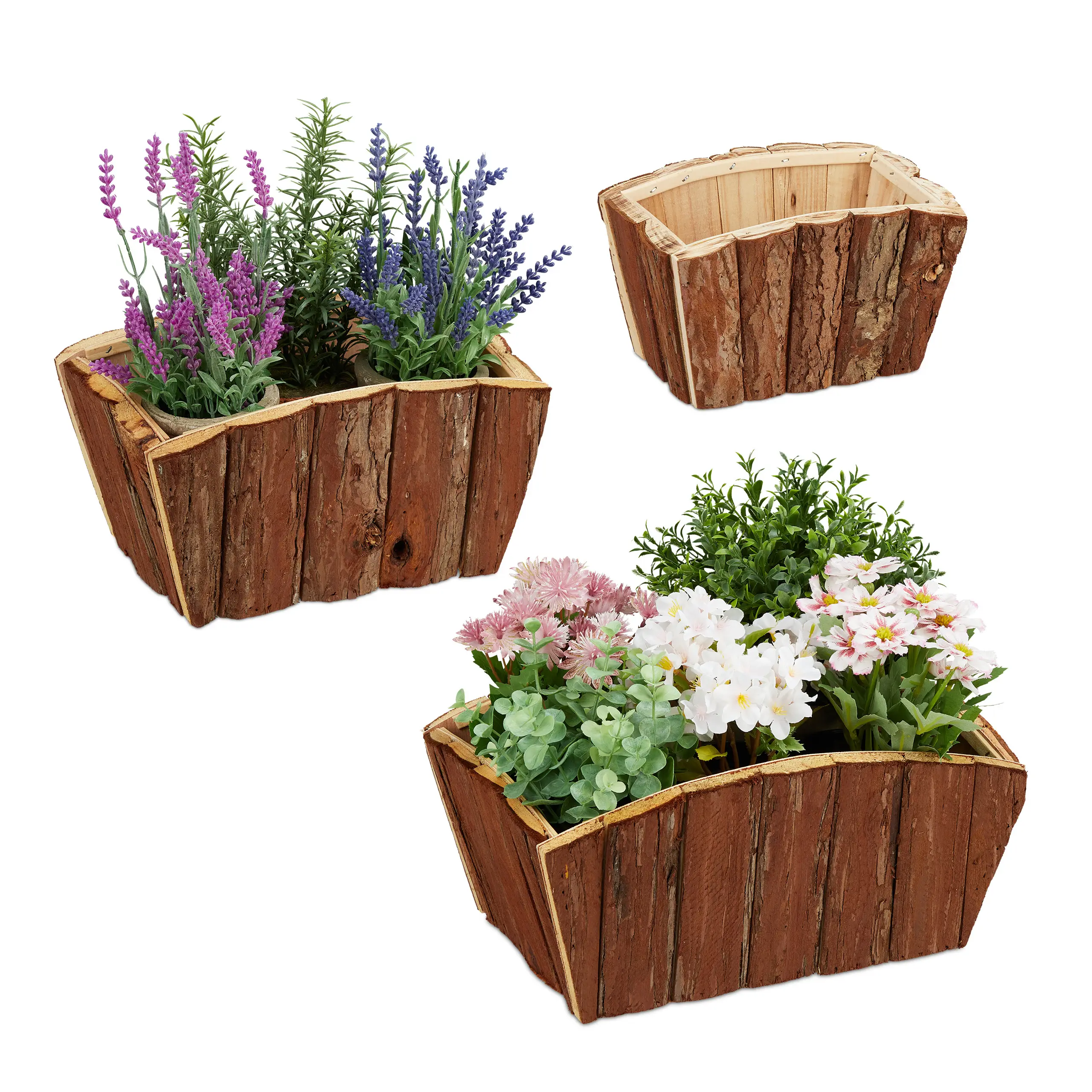Top-Unternehmen Blumenkasten Holz im 3er Set