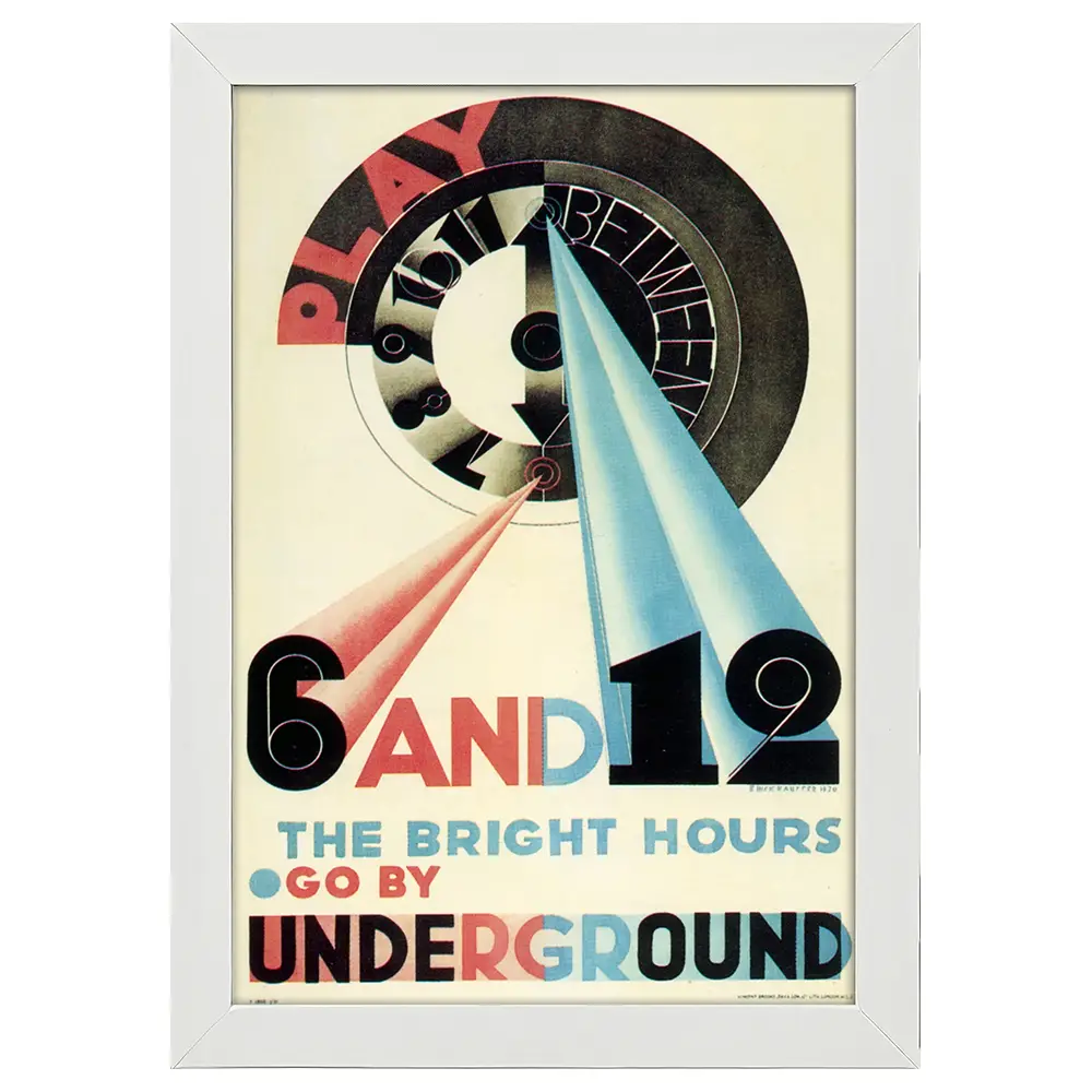 Bilderrahmen Poster 1930 Bright Hours