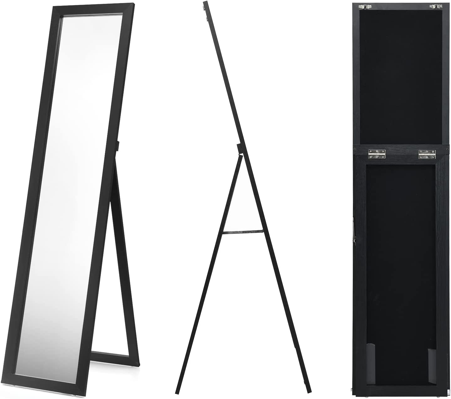 COSTWAY 2 IN 1 Ganzkörperspiegel Weiß 37 X 155cm Produktbild-Vorschau 5