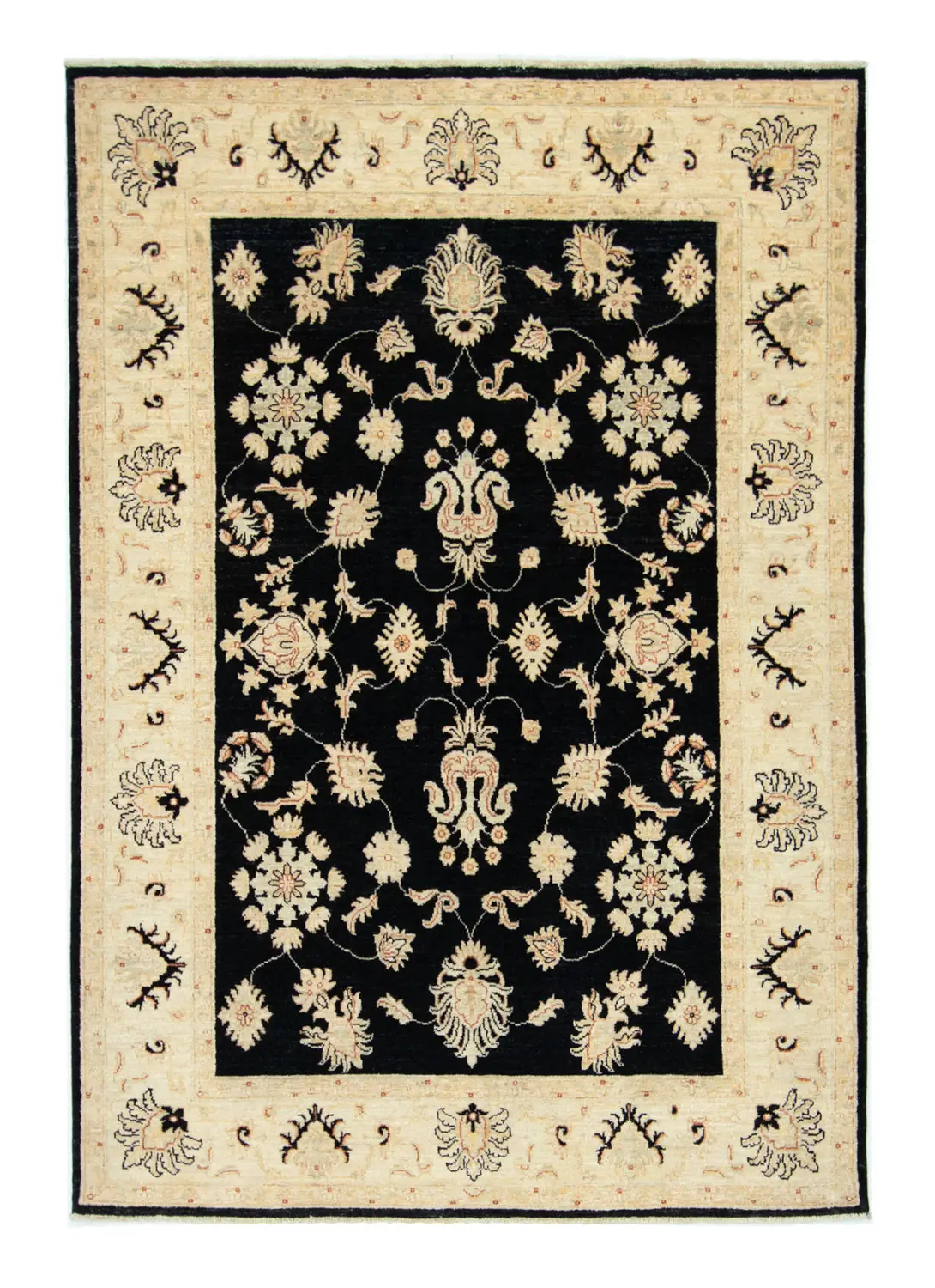 Teppich schwarz Ziegler cm - - 205 143 x