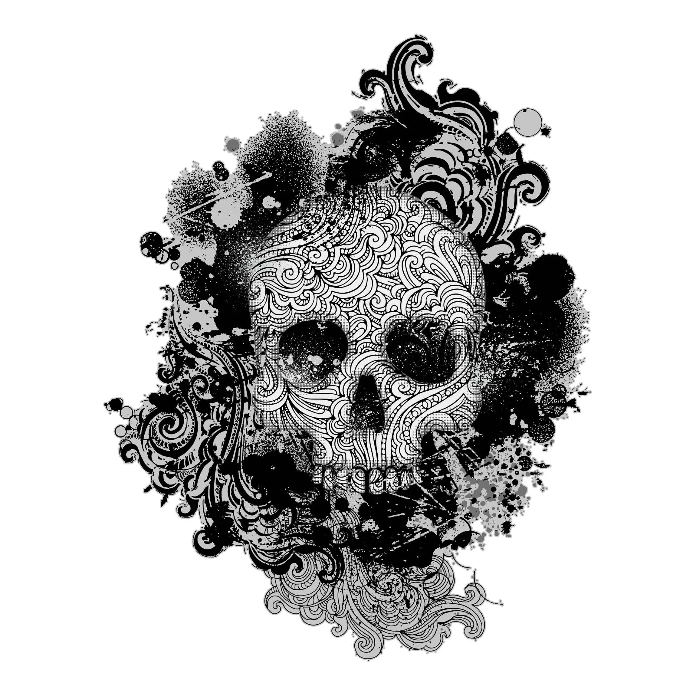 No.503 Skull | Kinderzimmer-Wandaufkleber