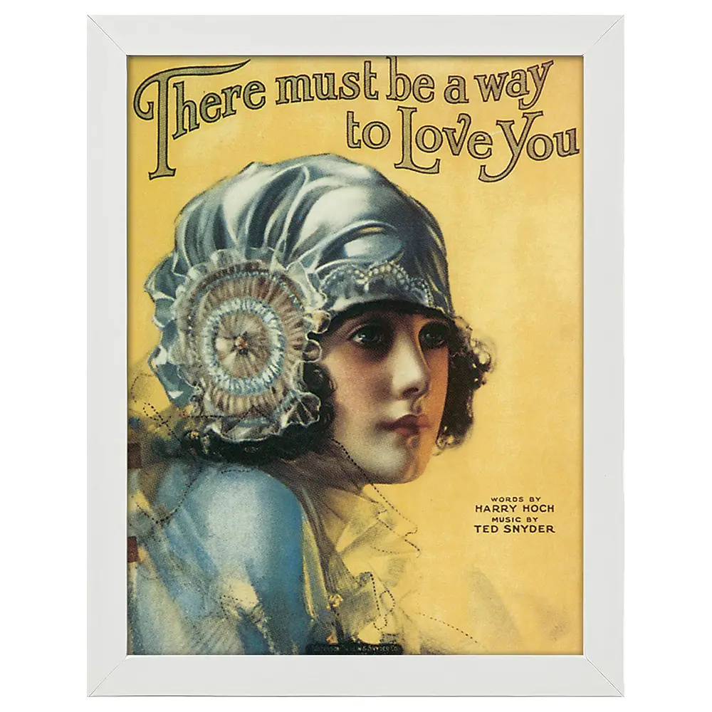 Bilderrahmen Poster A Love Way to You