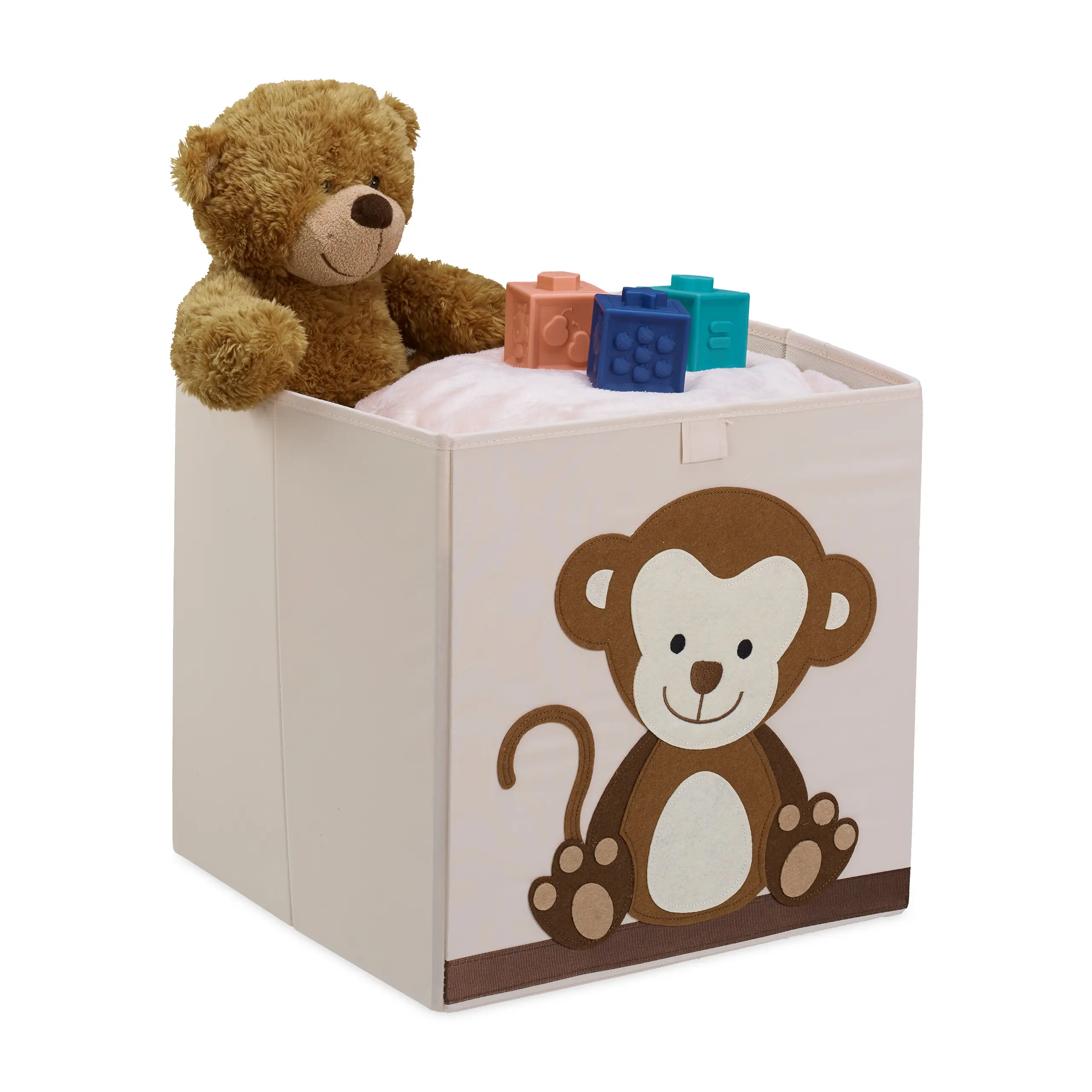 Aufbewahrungsbox mit Affenmotiv