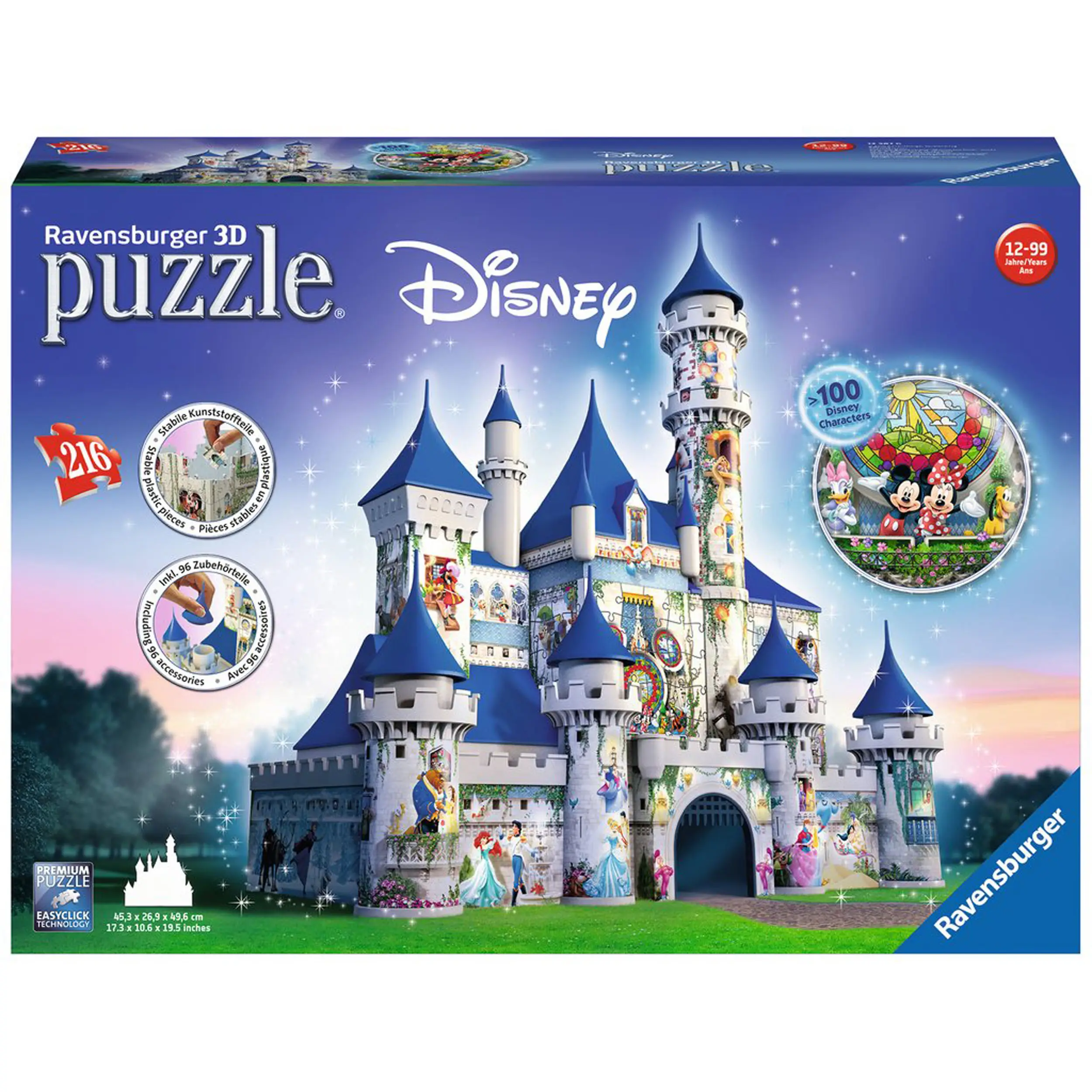 3DPuzzle Castle 216 Disney Teile