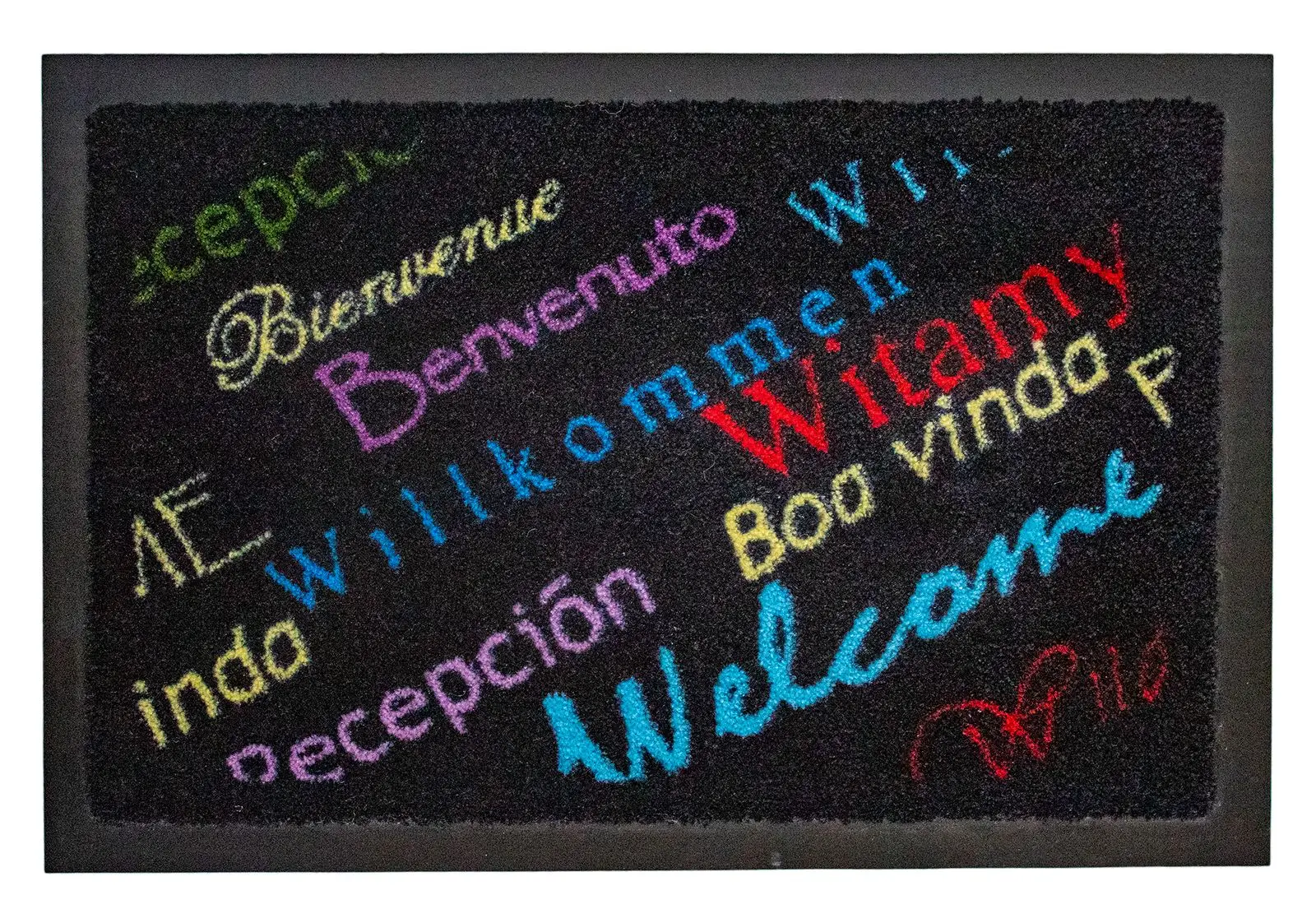 T眉rmatte Willkommen in mehreren Sprachen