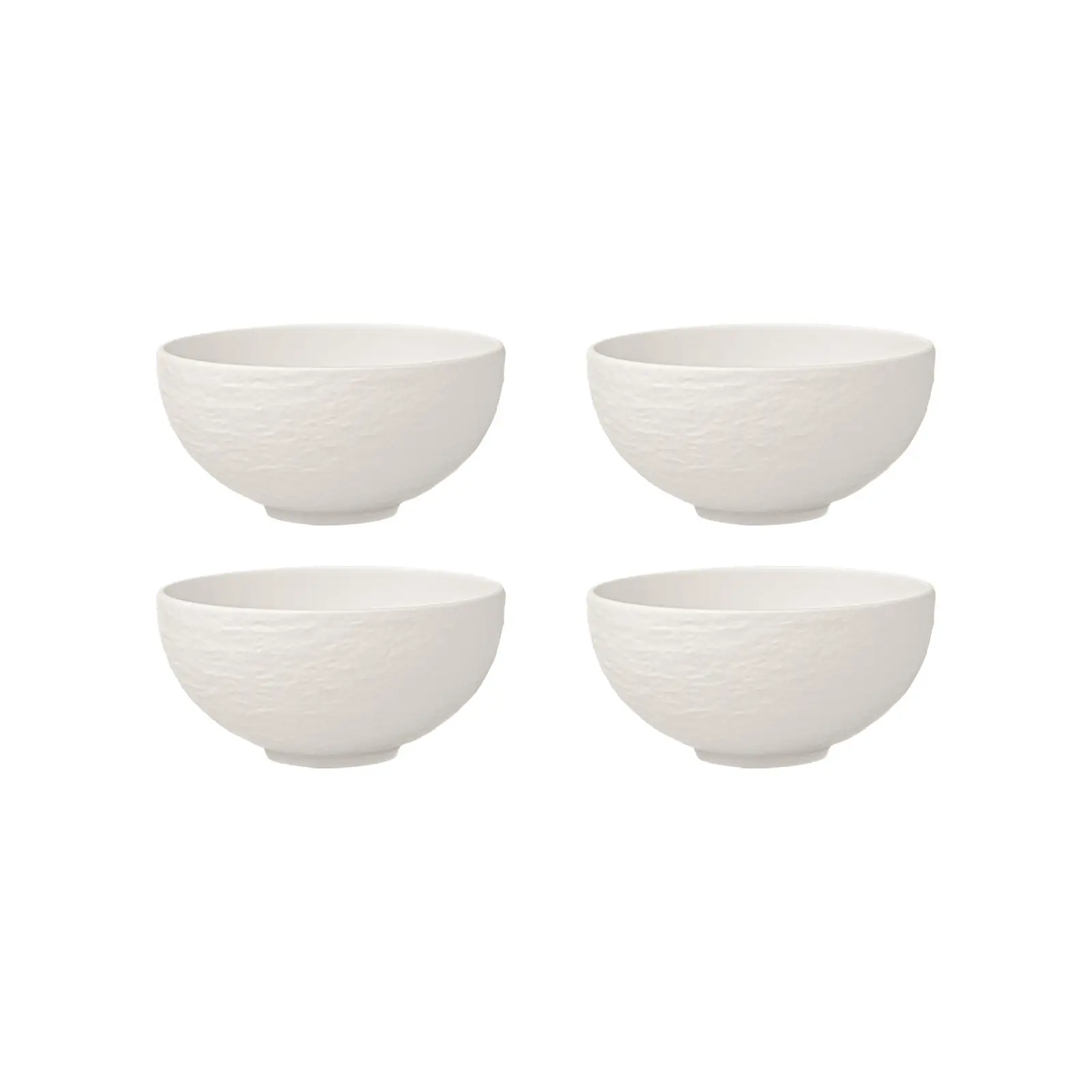 Suppenbol Manufacture Rock Blanc 4er Set