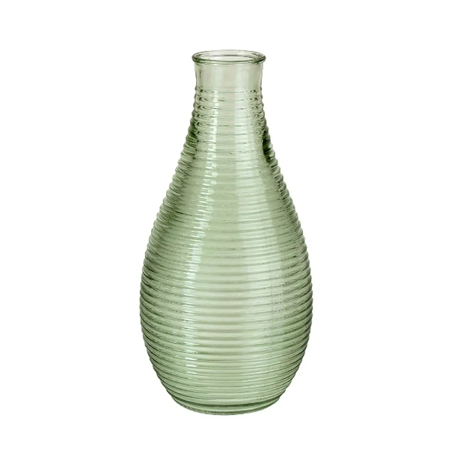 Vase - eingef盲rbtes cm 11,5x24 Glas 