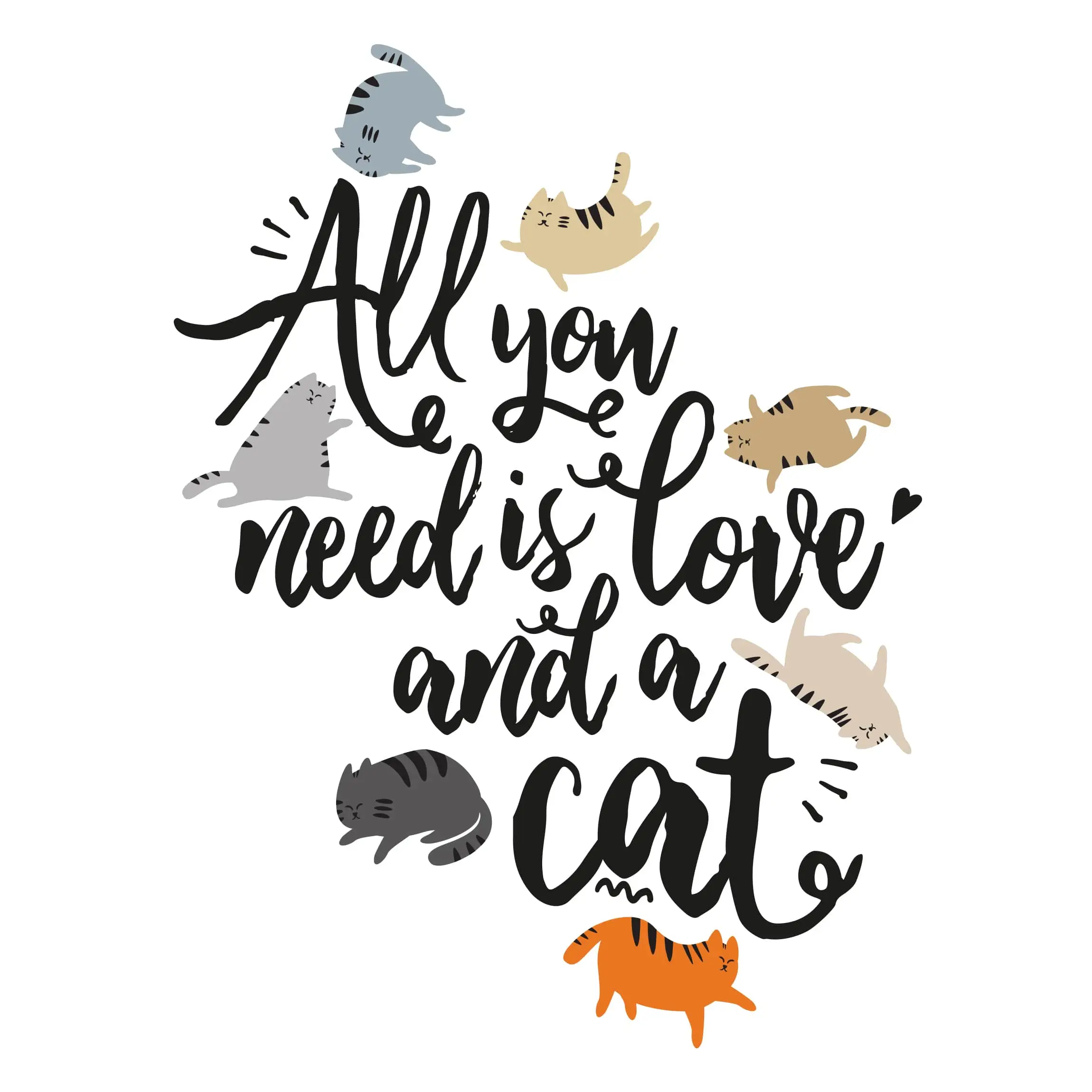 All you a need is cat and love