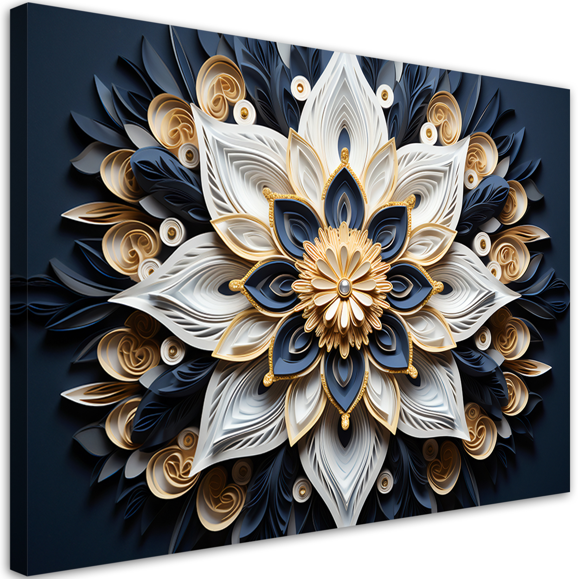 Wanddeko Blumen 3d