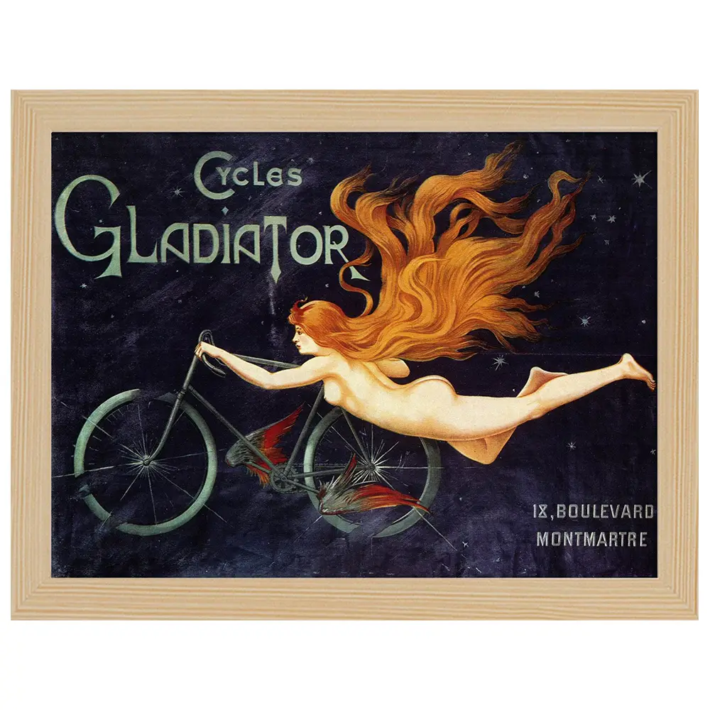 Bilderrahmen Poster Gladiator Cycles