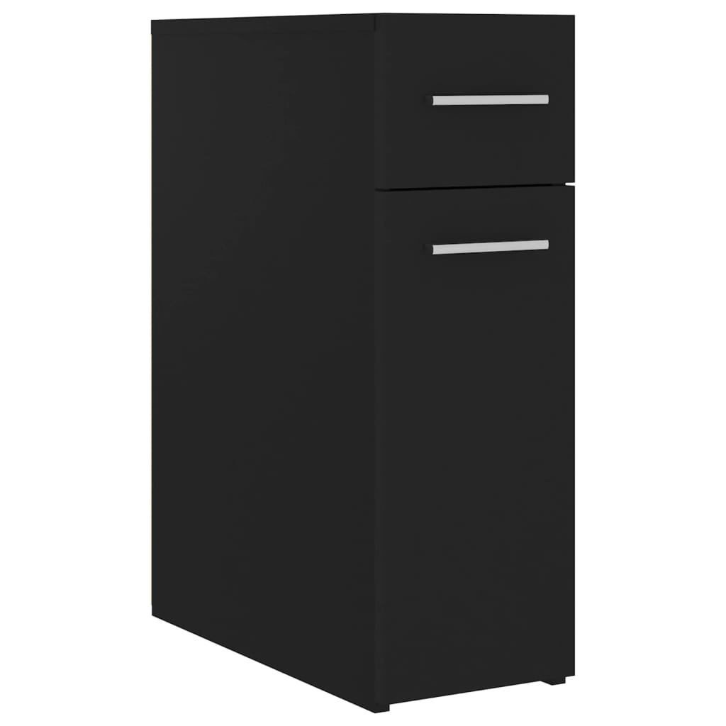 Armoire D'apothicaire En Chêne Artisanal - 4 Tiroirs, Rangement Spacieux (30x41x144,5 Cm) - Idéale Pour Salon, Bureau Ou Cuisine