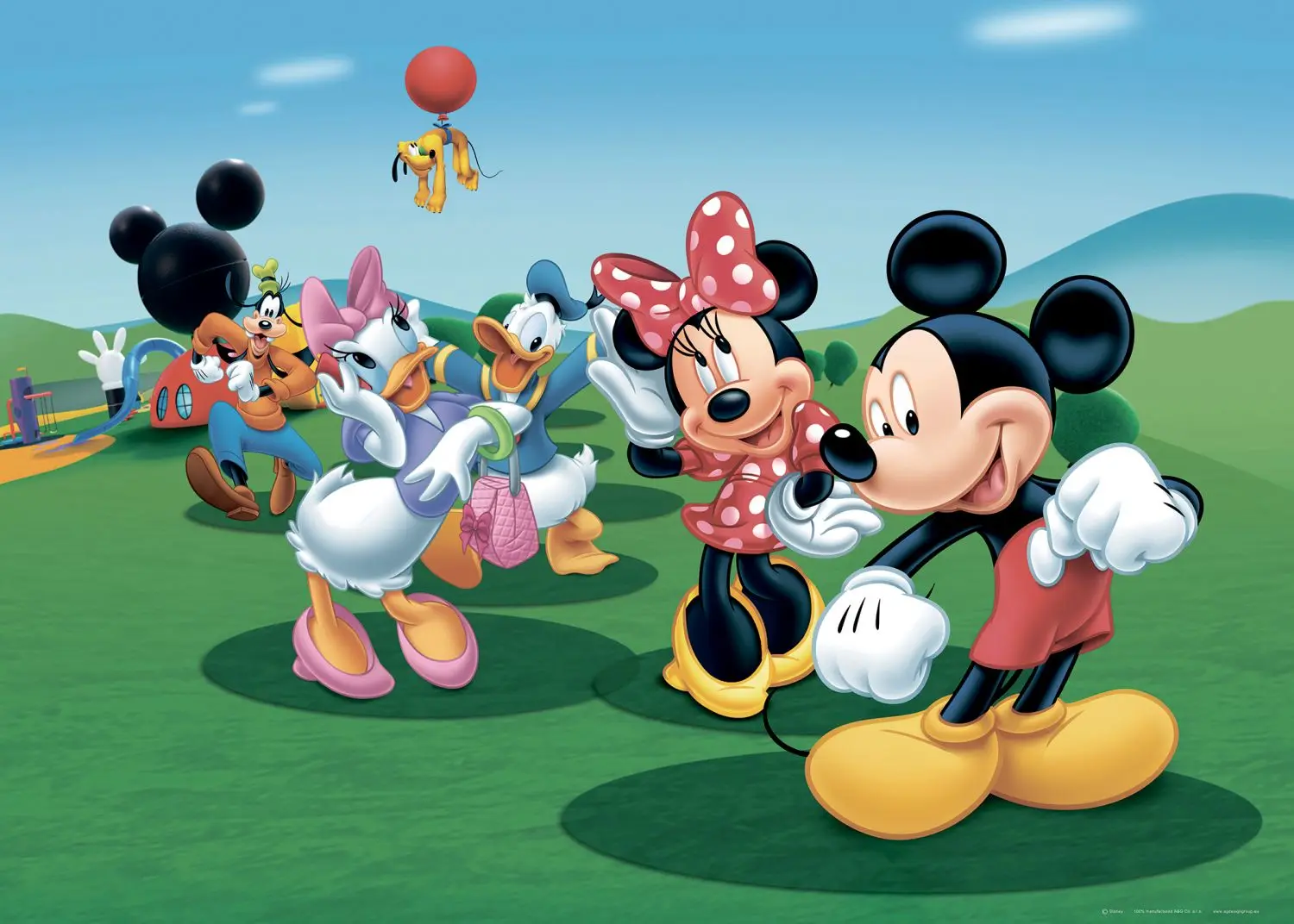 0 Mickey Maus, Donald Goofy Duck 