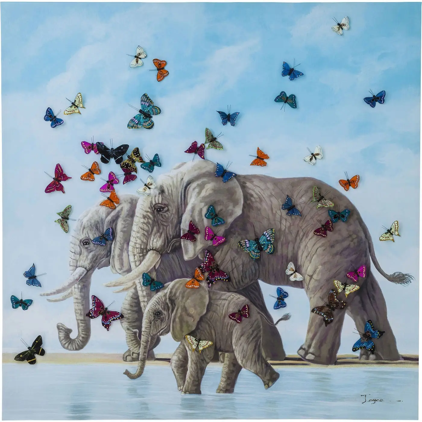 Bild Touched with Elefants Butterflies