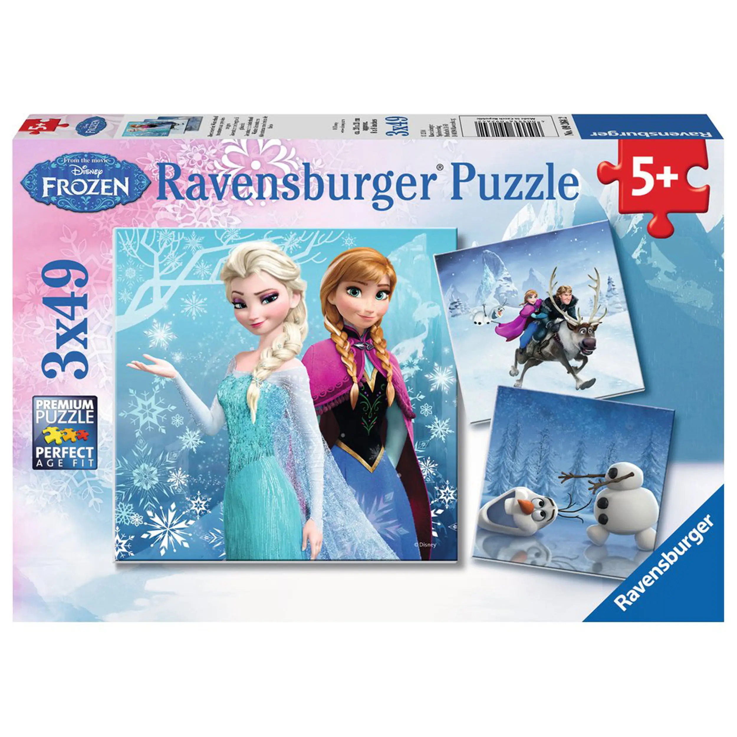 Frozen Teile 3X49 Puzzle
