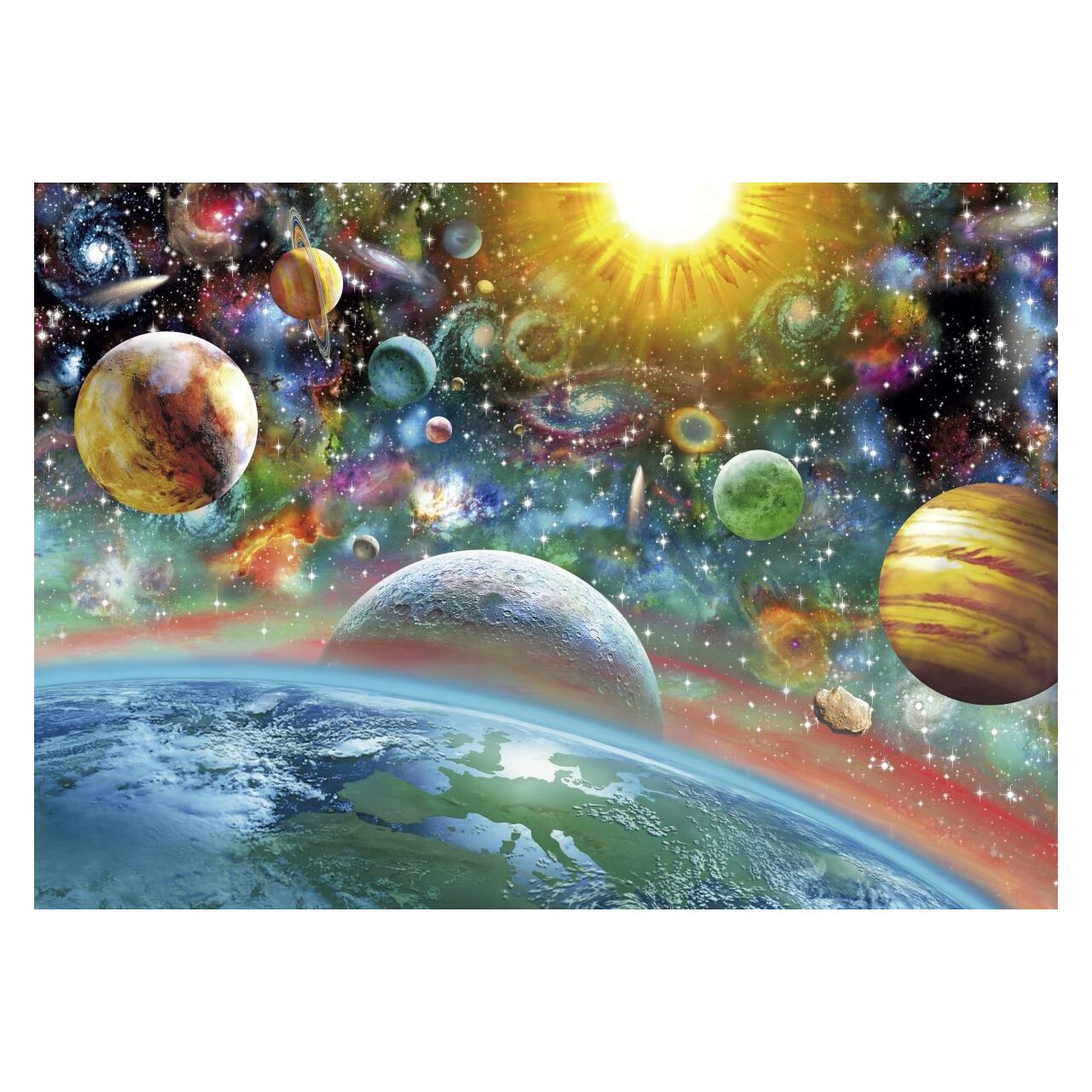 Secret Puzzle Weltraum – 24-teiliges Puzzle Mit Geheimlinse Für Kinder