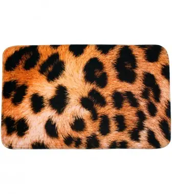 Leopardenfell cm Badteppich x 80 50