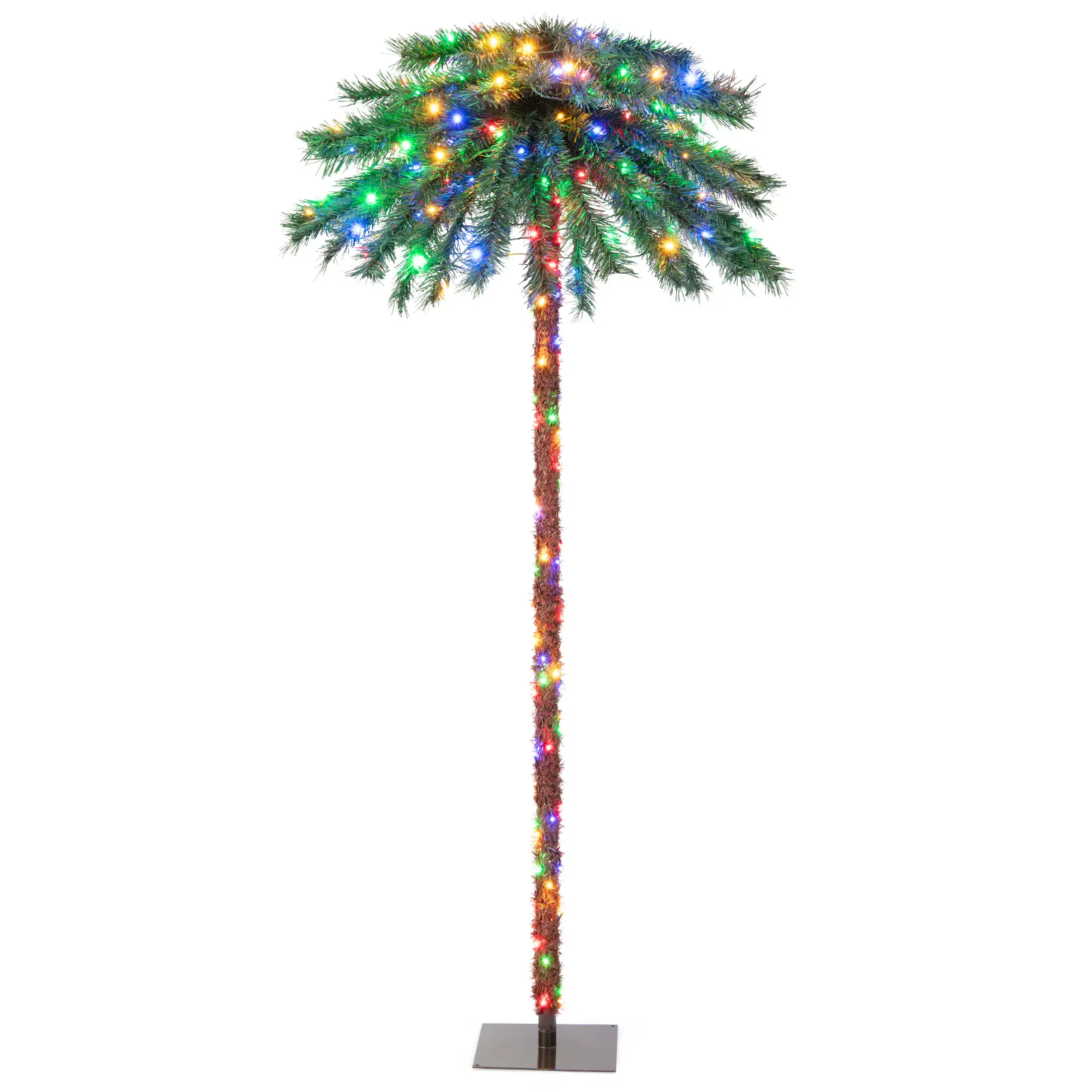 180 cm K眉nstliche Palme mit LED | Weihnachtsbäume