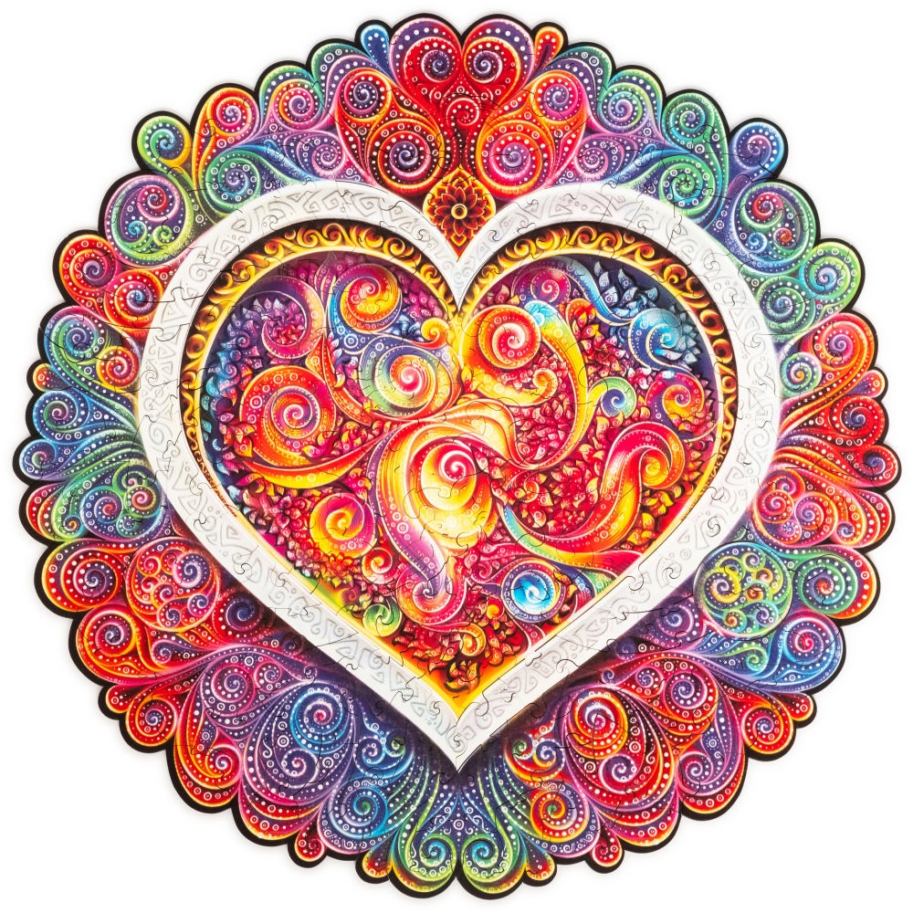 Wanddeko Holzpuzzle Bewusste Liebe kaufen home24