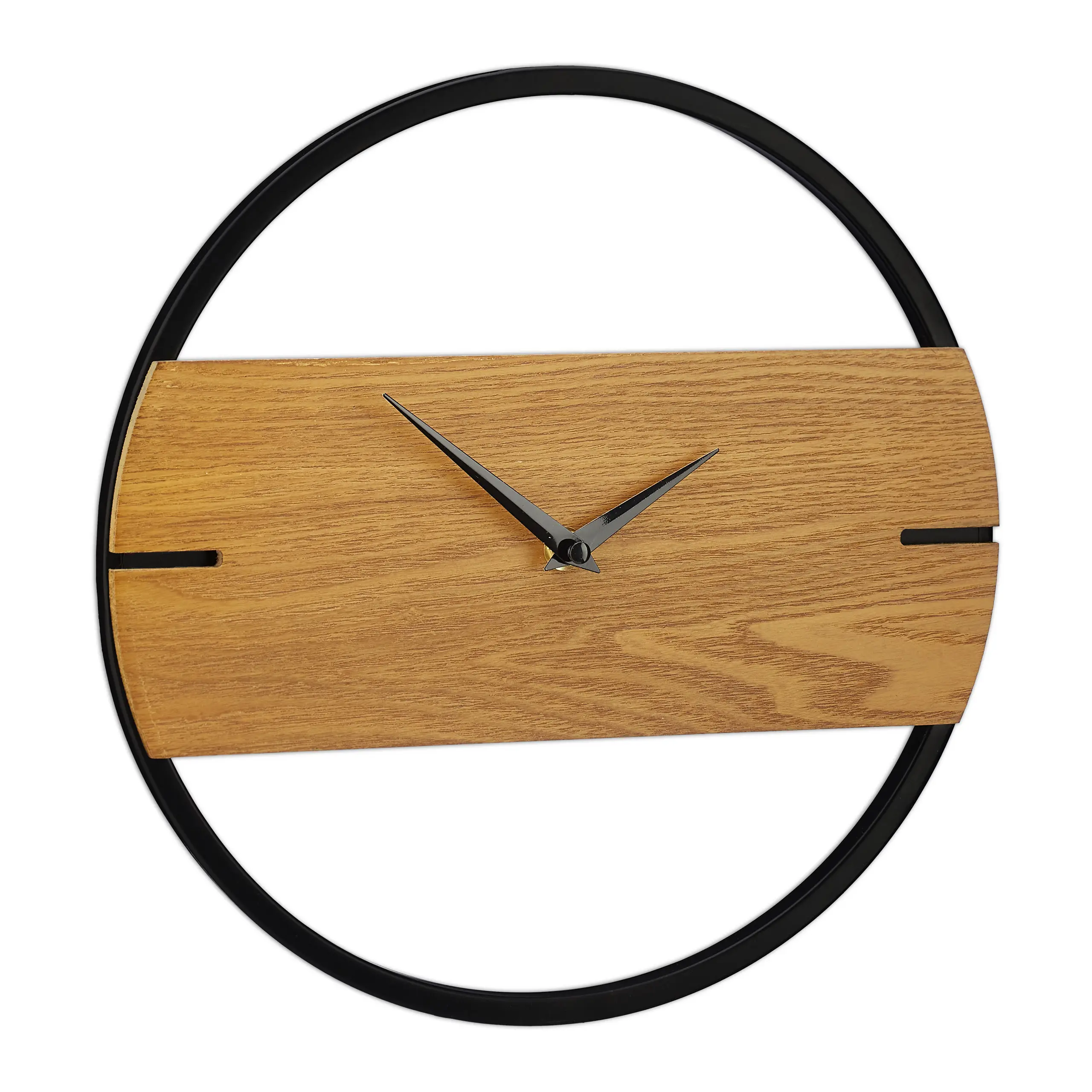 Holzoptik Wanduhr