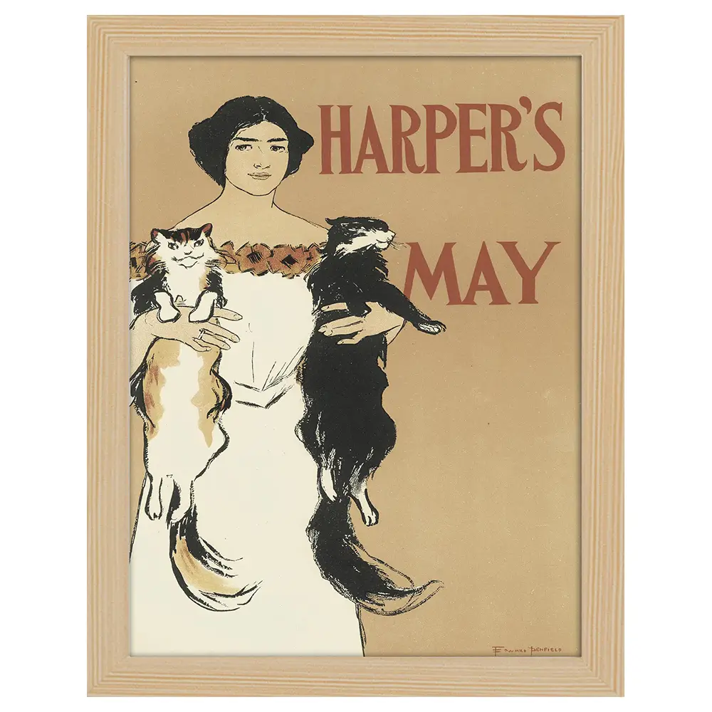 Harper\'s Poster Bilderrahmen May 1897