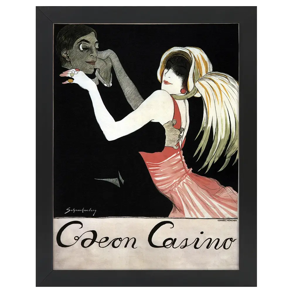 Bilderrahmen Poster Odeon Casino