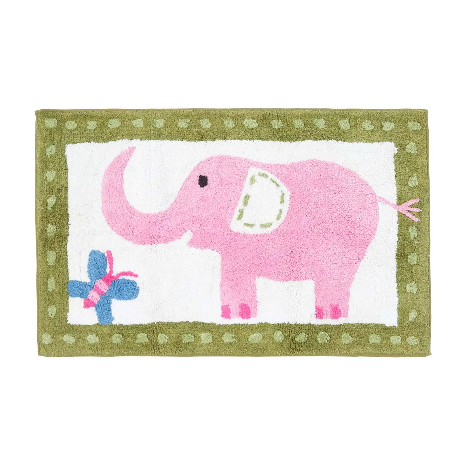 rosa Kinderteppich Elefant