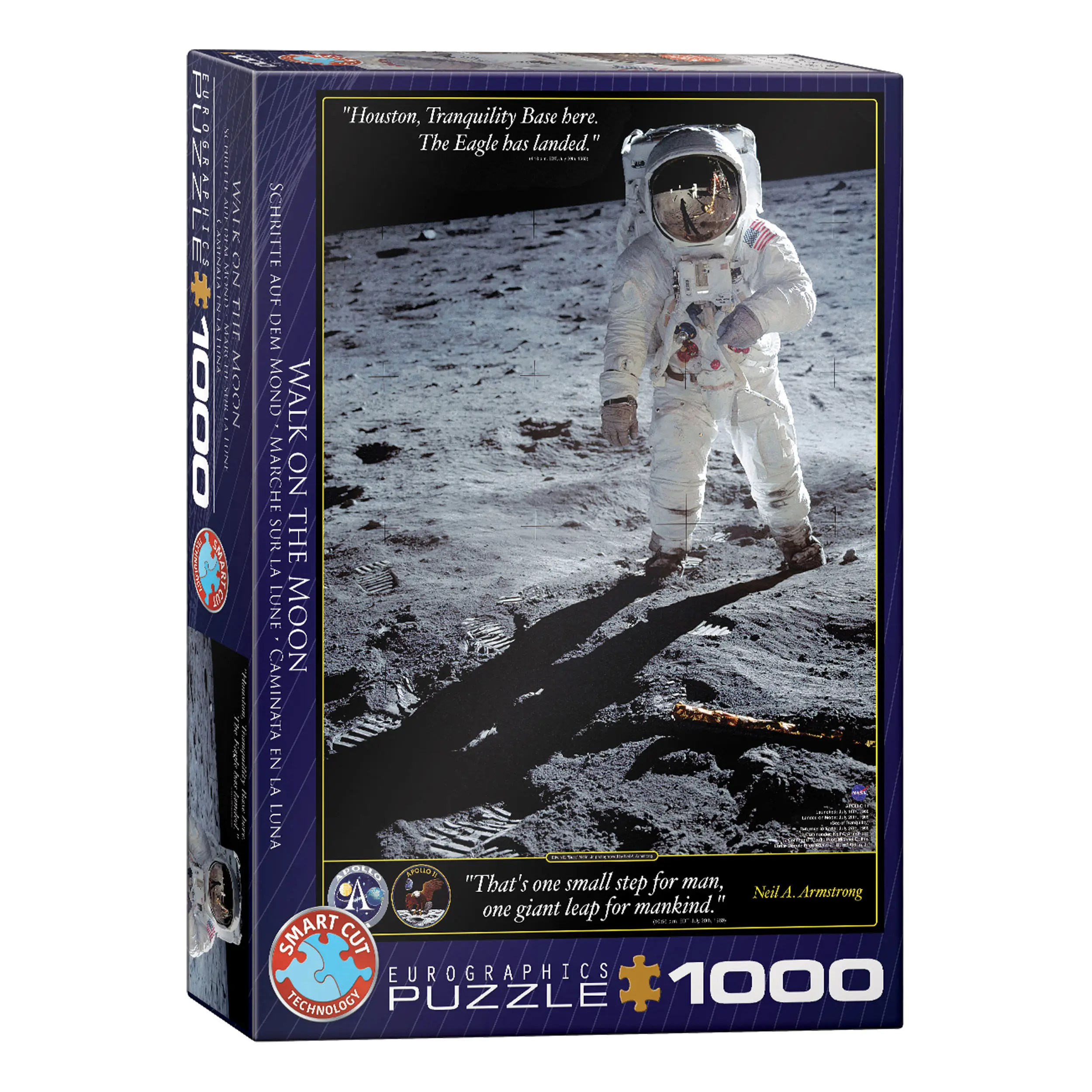 Puzzle Teile Mondlandung 1000