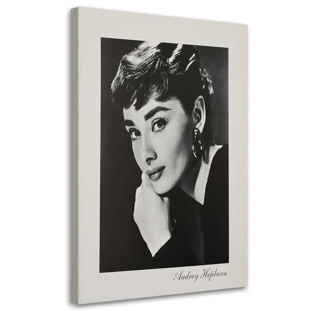 Wandbild Audrey Schauspielerin Hepburn