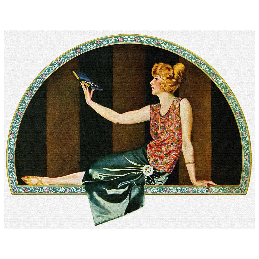 1923 Community Ad, Plate Leinwandbild