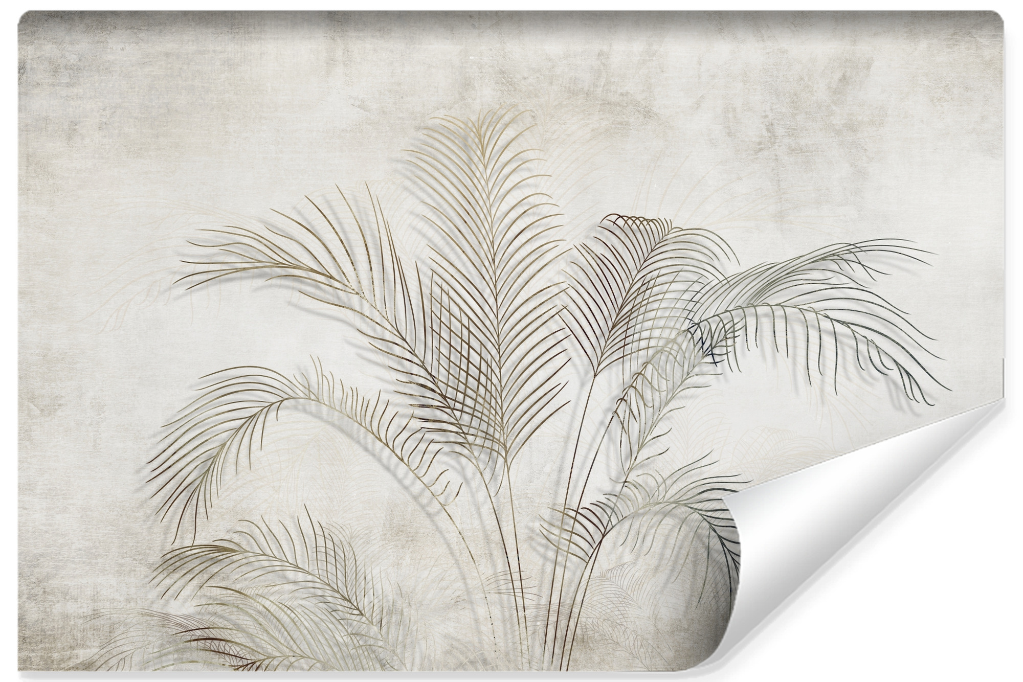 Papier Peint FEUILLES DE PALMIER Rétro | Je commande ! | home24