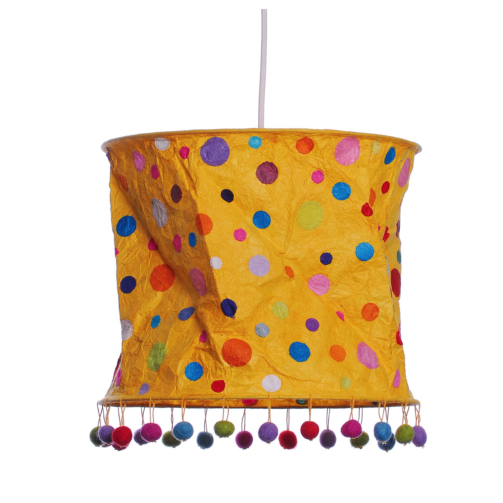 Lampenschirm aus Papier mit Punkte kaufen | home24 Lampenschirm aus Papier mit Punkte kaufen | home24