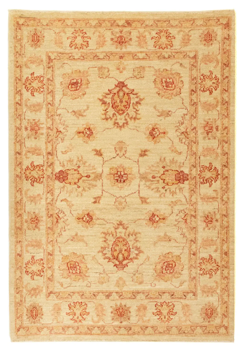 Ziegler Teppich - 121 x 82 cm - beige