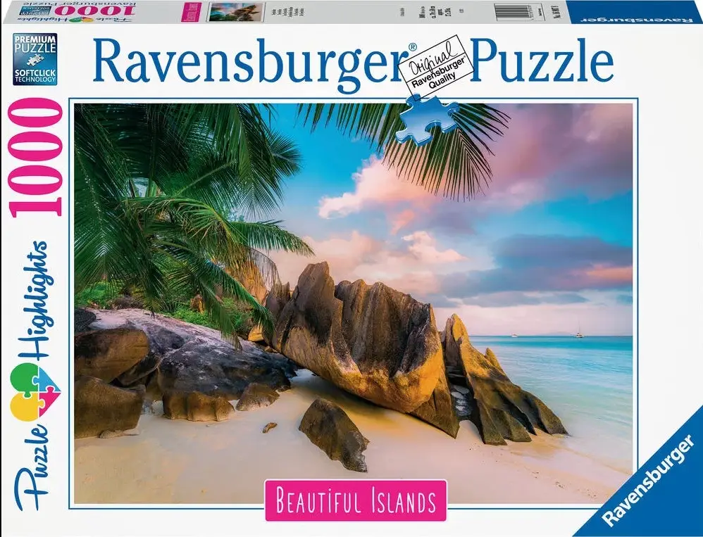 den auf Puzzle Paradies Seychellen