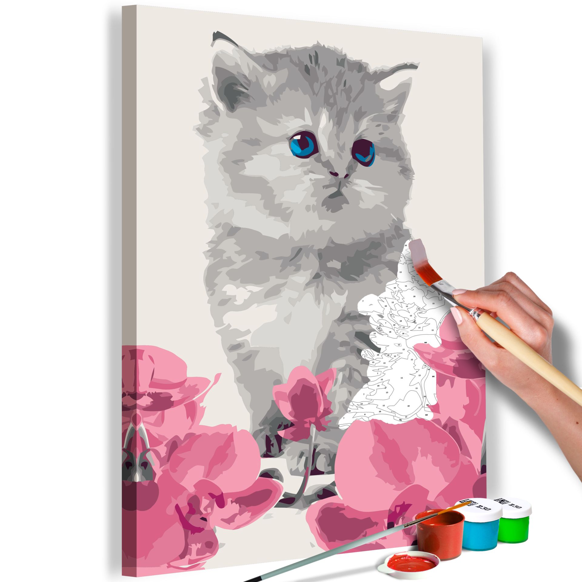 Wandbild Malen nach Zahlen Tiere Lur kaufen | home24