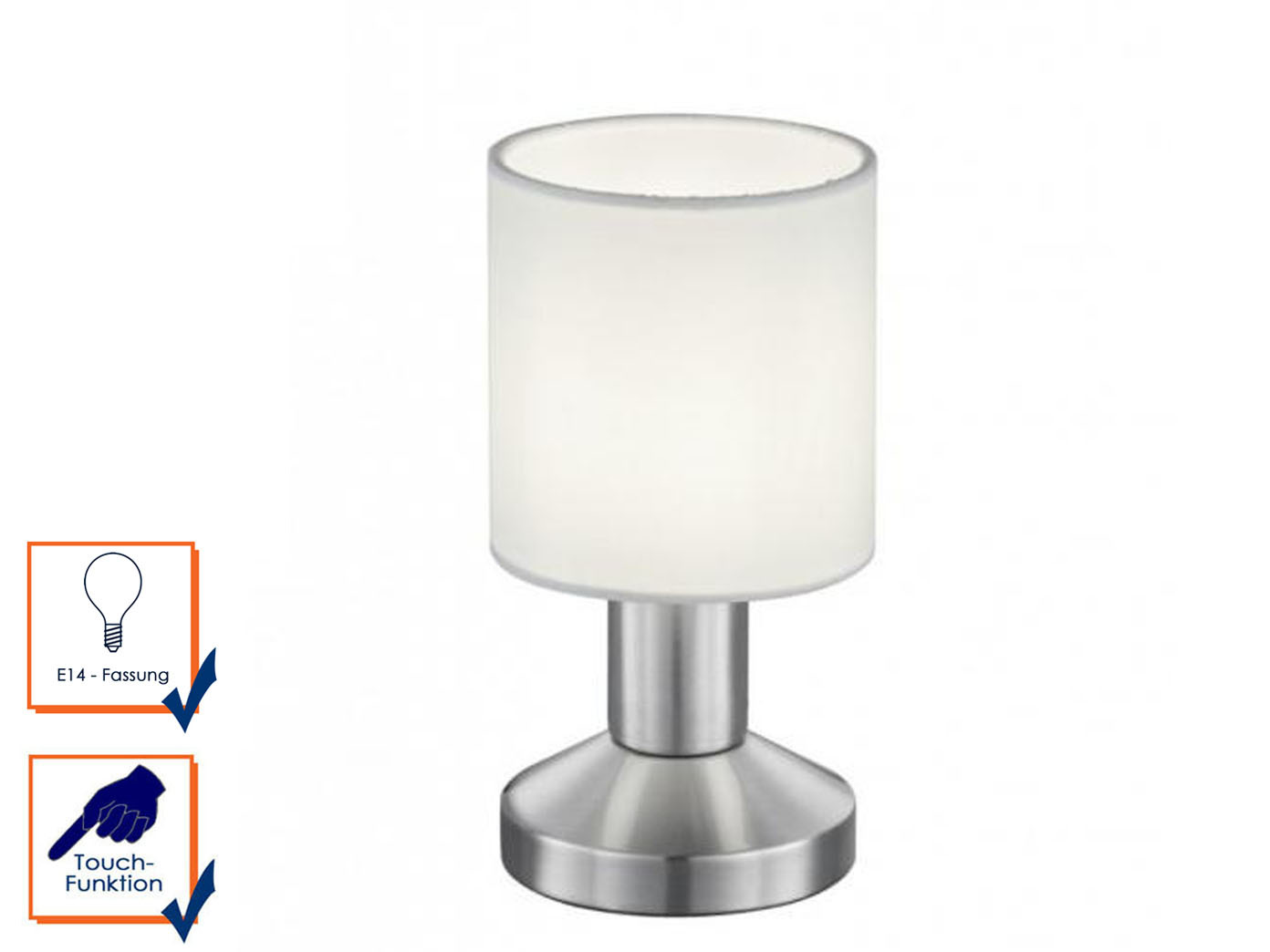 Kleine LED Nachttischlampe dimmbar Touch kaufen