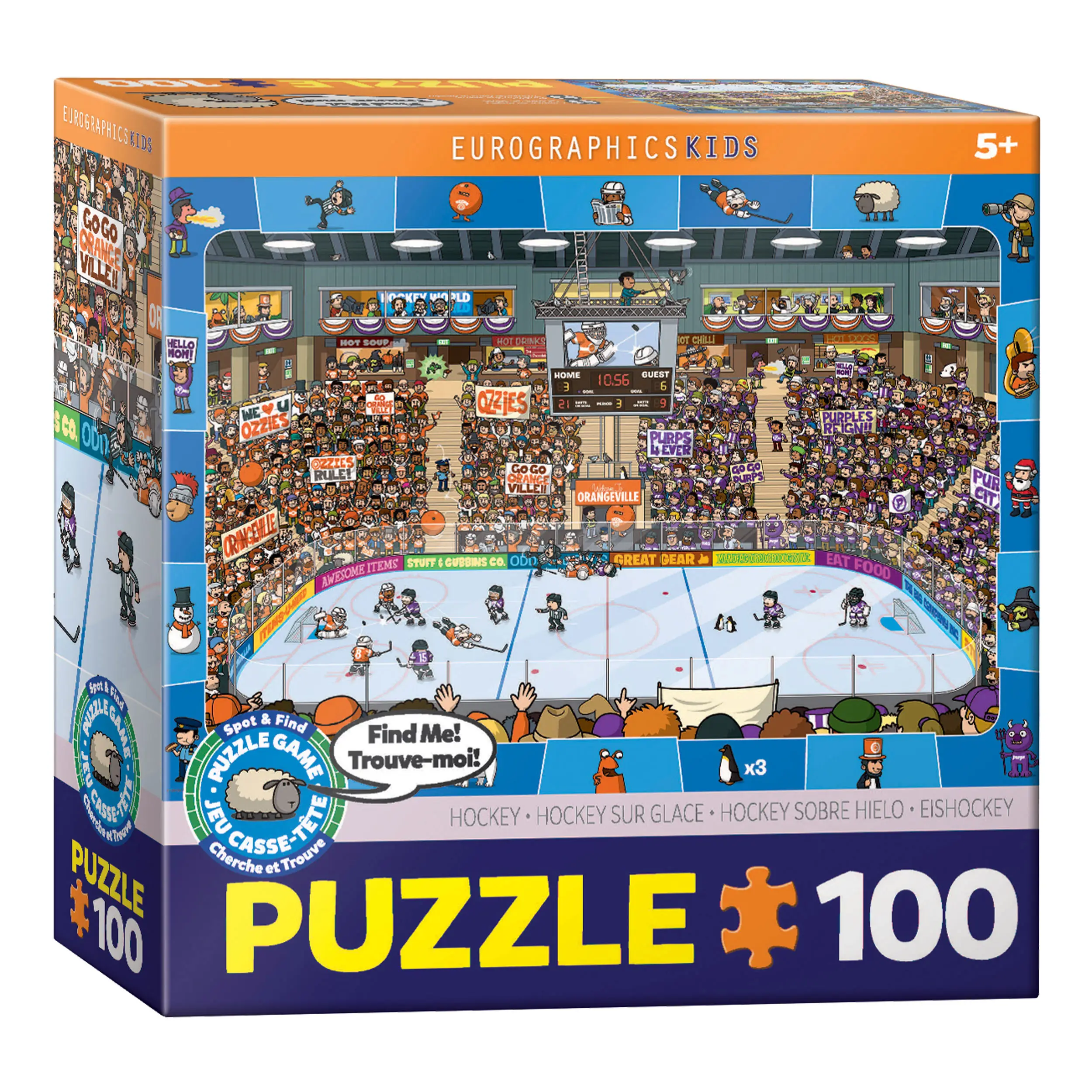 Puzzle Hockey - Suchen Finden 