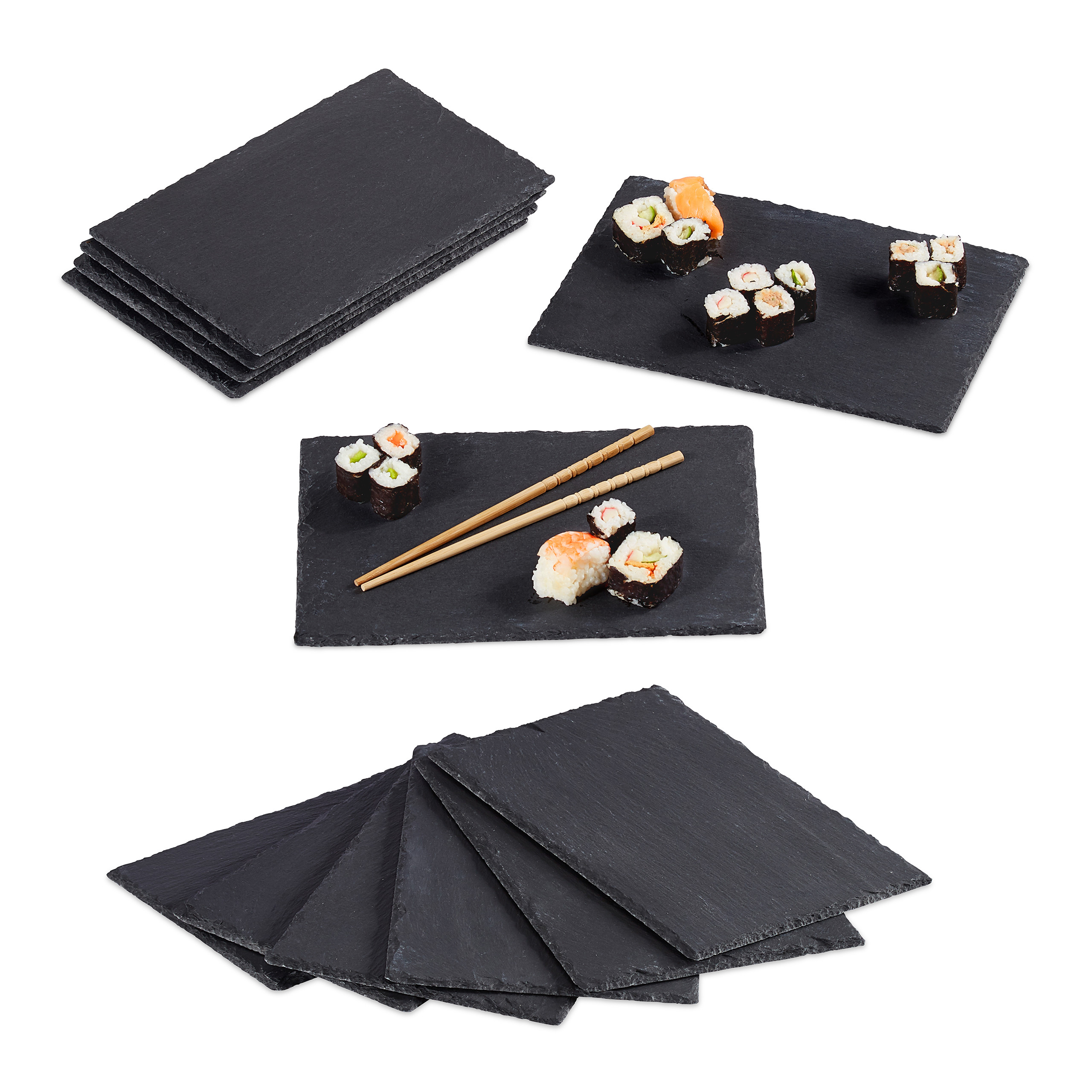 Assiette ardoise - 14 x 22 cm France