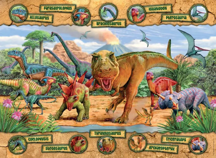 Dinosaurien Puzzle