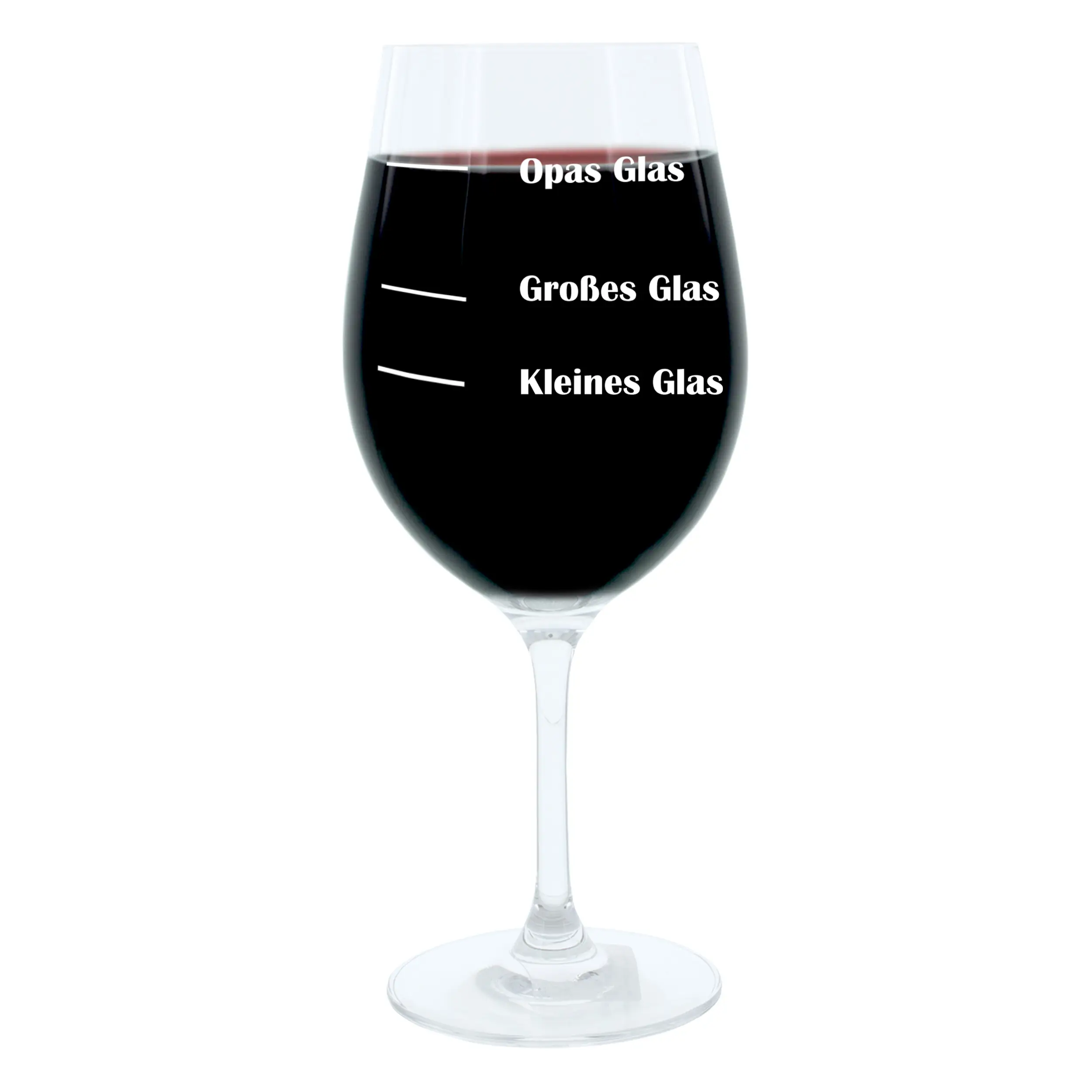 Gravur-Weinglas XL Opas Glas