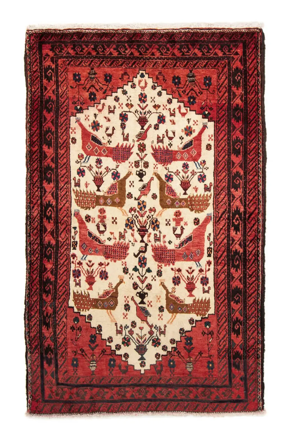 Belutsch Teppich - 173 x 109 cm - rot