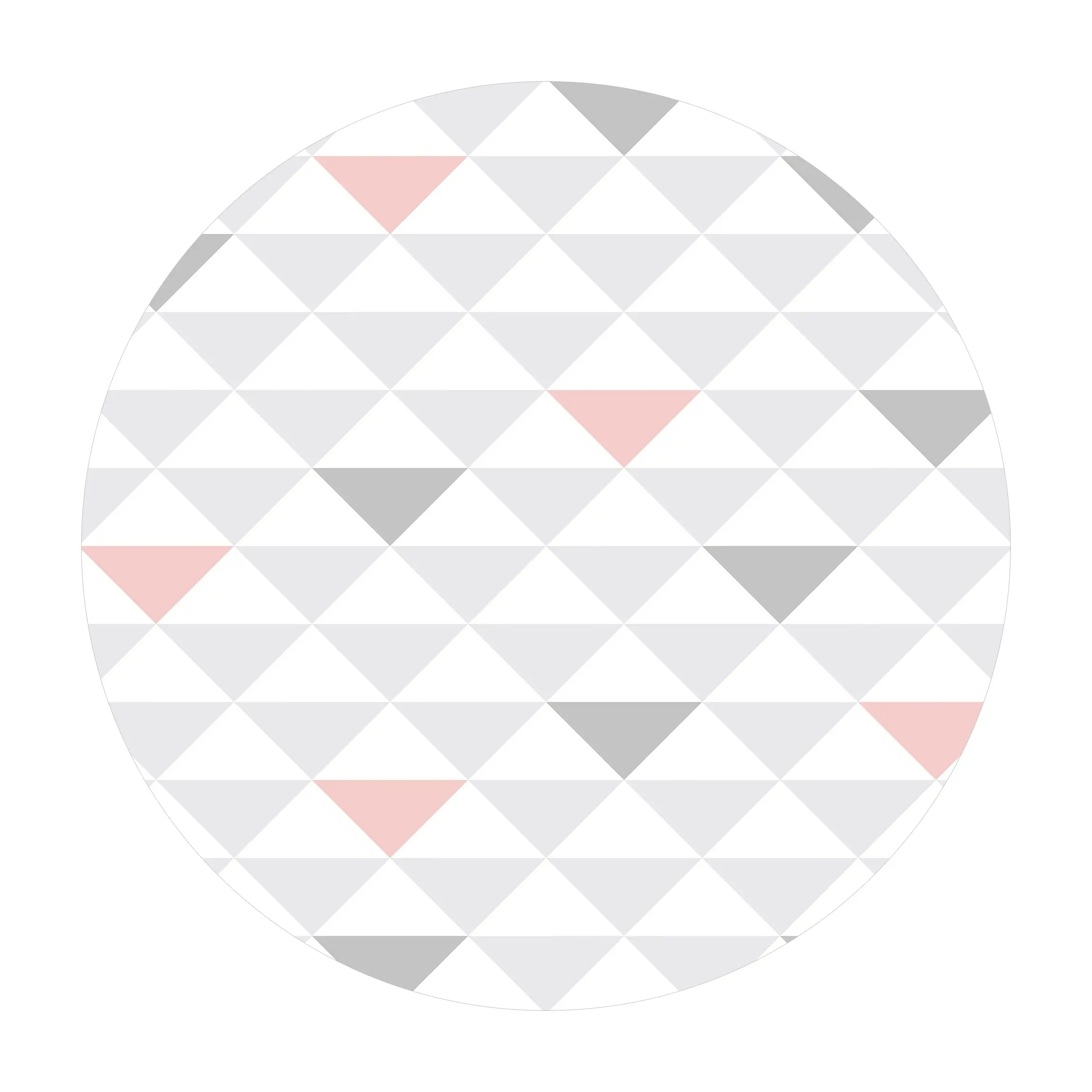Dreiecke Grau Rosa Wei脽 No.YK65