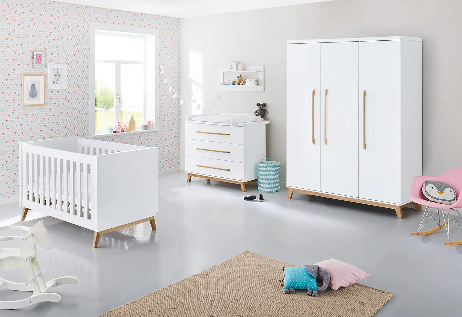 Zimmer Riva breit gro脽 3-tlg. | Babyzimmer-Sets